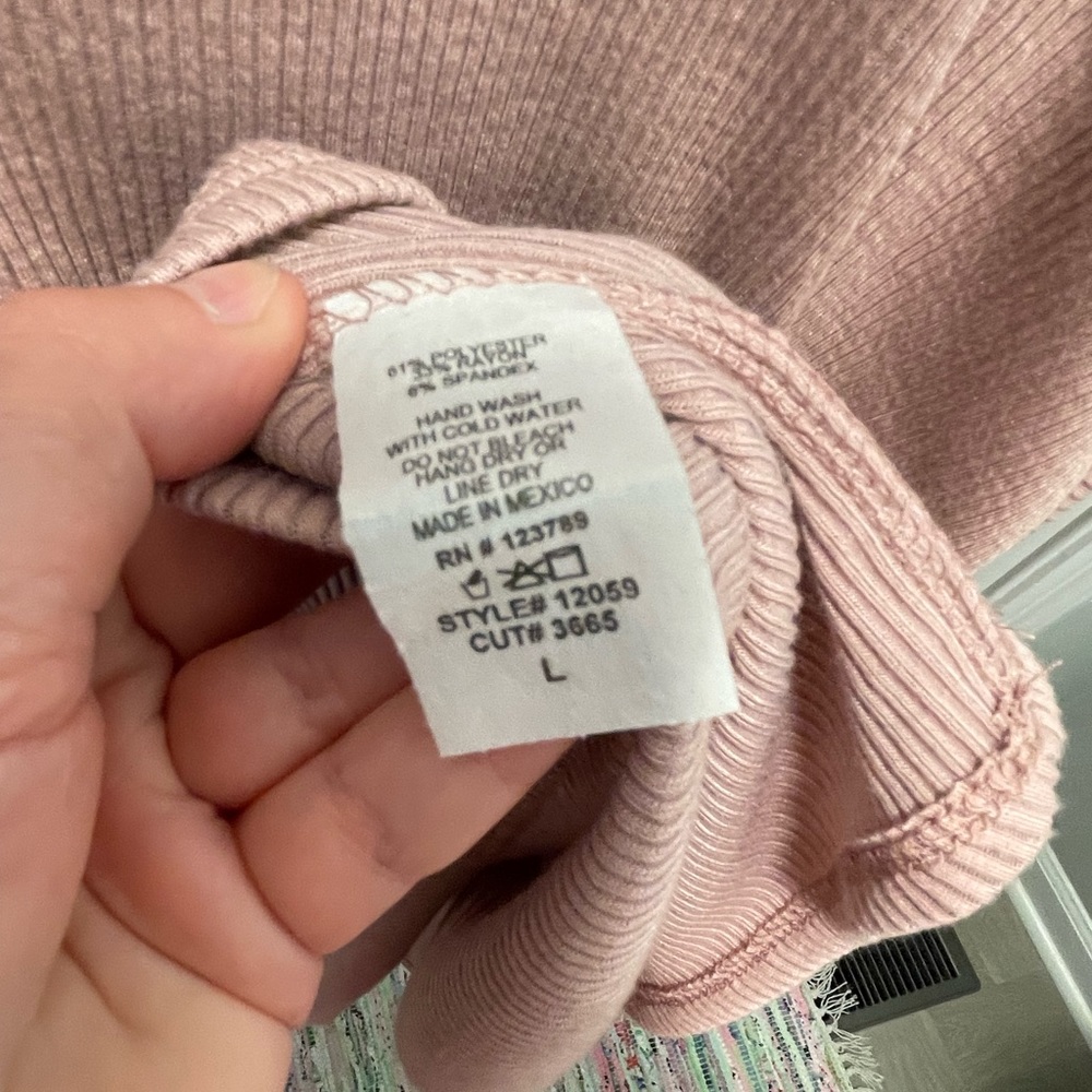 Charlotte Avery V neck Baby Doll Top - Picture 4 of 4